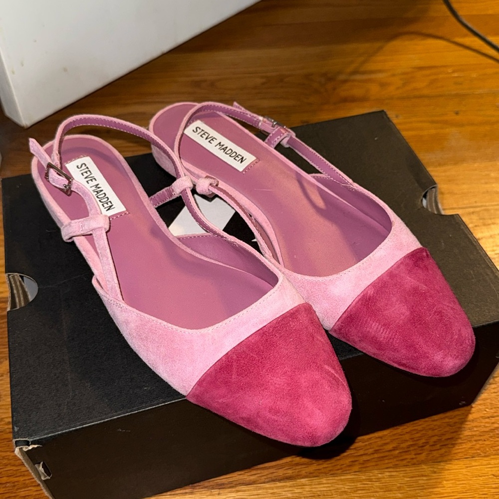 Steve Madden color block heel